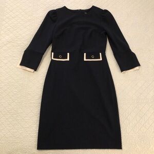 DKNY navy sheath dress. Size 4.